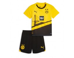 Borussia Dortmund Hemmatröja Barn 2023-24 Kortärmad (+ korta byxor)